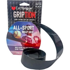شريط لف بمقبض رياضي غير كاشط من CATTONGUE - شريط سميك 1 بوصة للتغليف الرياضي، شريط مضاد للانزلاق مثالي لقبضة مضرب البيسبول، ومقابض الدراجة، وقبضة الجولف على النوادي (20 قدمًا) in Kuwait