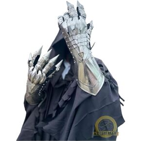 مجموعة Nazgul من القرون الوسطى T Witch King لكامل الجسم Lord of the Ring Armor مجموعة أزياء الهالوين التنكرية لهوليوود in Kuwait