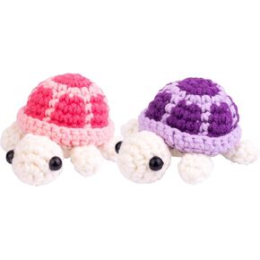 Funny Positive Crochet Sea Turtle, 2 Pack Handmade Emotional Support Turtle Knitting Doll Gifts with Positive Affirmations Cards for Inspirational Novelty Gifts(T4) in Kuwait