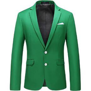 UNINUKOO Mens Blazer Jacket Casual 2 Buttons Suit Jacket Single Breasted Sport Coats Modern Wedding Tux Blazer in Kuwait