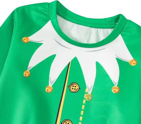 Kids Elf Sweatshirt Christmas Novelty Thin Sweater for Boys Girls in Saudi Arabia