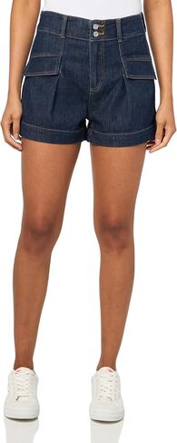 PAIGE Women's Anessa Short W/Pleated Flap Pockets in Saudi Arabia