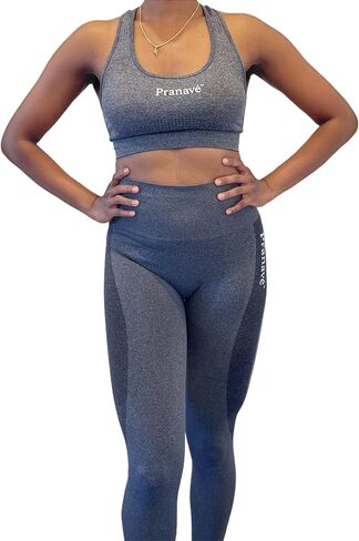 Women’s Workout Set – Sports Bra & Tummy Control High Waist Leggings in Saudi Arabia
