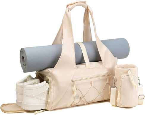 Handbag for Women Yoga Bag Large Capacity Yoga Pad Buckle with Shoe Compartment Water Bottle Sports Gym Bag Travel in Saudi Arabia