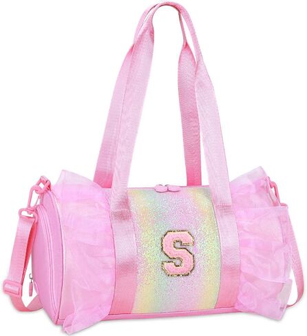 RHCPFOVR حقيبة رقص مخصصة للفتيات - 3-6 سنوات للأطفال خفيفة الوزن مقاومة للماء حقيبة ظهر أكسفورد لرقص الباليه وحفلات النوم والجمباز in Kuwait