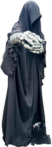 مجموعة Nazgul من القرون الوسطى T Witch King لكامل الجسم Lord of the Ring Armor مجموعة أزياء الهالوين التنكرية لهوليوود in Kuwait