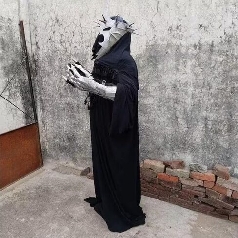 مجموعة Nazgul من القرون الوسطى T Witch King لكامل الجسم Lord of the Ring Armor مجموعة أزياء الهالوين التنكرية لهوليوود in Kuwait