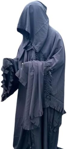 مجموعة Nazgul من القرون الوسطى T Witch King لكامل الجسم Lord of the Ring Armor مجموعة أزياء الهالوين التنكرية لهوليوود in Kuwait