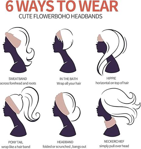 Headband for Women Elastic Breathable Sport Headbands Non Slip Hair Band Headwear Sweatband for Cycling Running Yoga in Saudi Arabia
