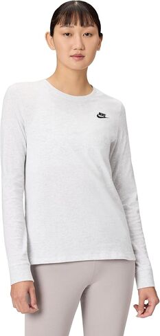 Nike Women's Sportswear Club Long-Sleeve T-Shirt in Saudi Arabia