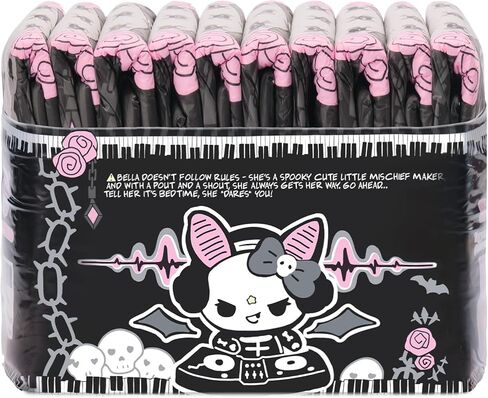 Littleforbig Ultra Absorbent 7000 mL Adult Printed Diaper 10 Pieces - Goth Brat (Medium 28"-38") in Kuwait