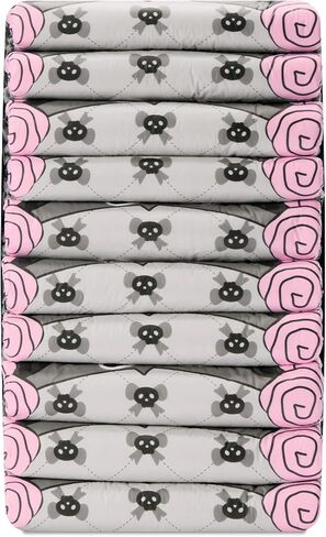 Littleforbig Ultra Absorbent 7000 mL Adult Printed Diaper 10 Pieces - Goth Brat (Medium 28"-38") in Kuwait