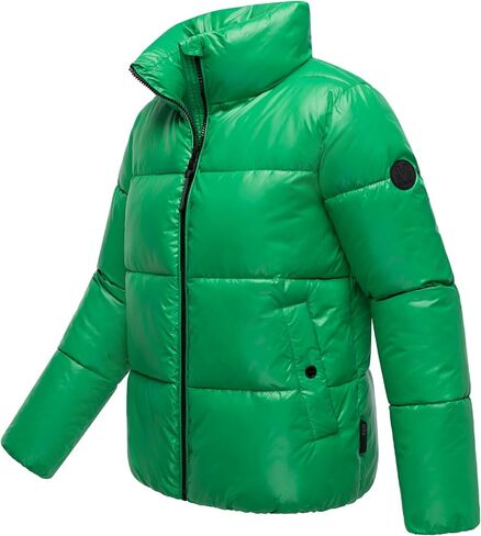 Marikoo Women's Short Quilted Winter Jacket - Water-Repellent - Hip-Length - Stand-Up Collar - Hazalee 16 S-3XL in Saudi Arabia