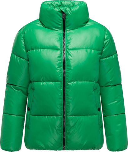 Marikoo Women's Short Quilted Winter Jacket - Water-Repellent - Hip-Length - Stand-Up Collar - Hazalee 16 S-3XL in Saudi Arabia