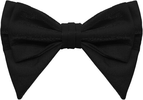 Oversized Bow Ties for Men, Satin Mens Bowties Adjustable Pre-tied Bowtie for Wedding Party Concert Date in Saudi Arabia