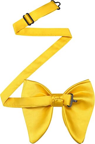 Branduce Solid Color Oversize Pre-tied Bow Tie Quality Adjustable Tuxedo Bowtie for Men Party Wedding in Saudi Arabia