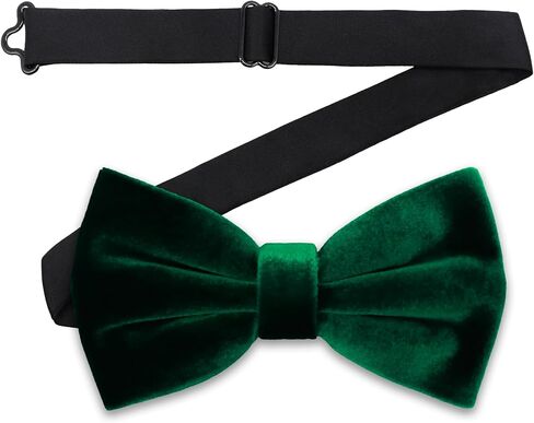 Velvet Bow Ties for Men Solid Color Clip on Bow Tie Formal Vintage Tuxedo Wedding Dinner Celebration in Saudi Arabia