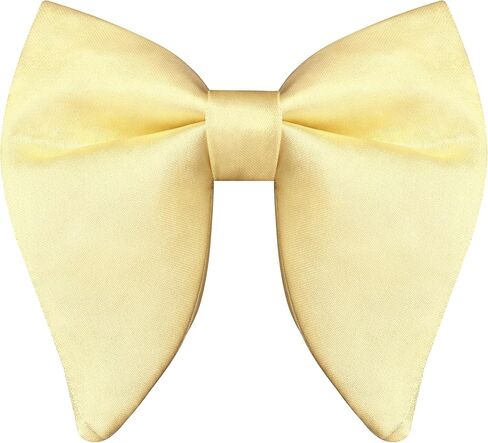 Branduce Solid Color Oversize Pre-tied Bow Tie Quality Adjustable Tuxedo Bowtie for Men Party Wedding in Saudi Arabia