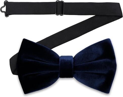 Velvet Bow Ties for Men Solid Color Clip on Bow Tie Formal Vintage Tuxedo Wedding Dinner Celebration in Saudi Arabia