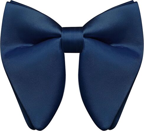 Branduce Solid Color Oversize Pre-tied Bow Tie Quality Adjustable Tuxedo Bowtie for Men Party Wedding in Saudi Arabia