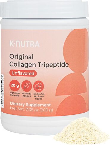 K-Nutra K-Collagen خوخ ناعم (15.9 أونصة، 30 عصي) - للبشرة، الشعر، صحة الأظافر، هلام لذيذ، سريع الامتصاص. كولاجين بحري منخفض الجزيئي، فيتامين سي in Saudi Arabia