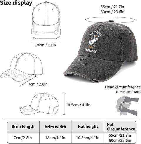 Uncle Goose on The Loose Hats Garde caps for Dad in Saudi Arabia