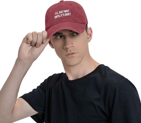 I'll Just Wait Until It's Quiet. Hats for Women Classic Washed Distressed in Saudi Arabia