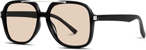 Retro Aviator Sunglasses for Women Men 2026 Square Top Bar Sun Glasses Sunnies 70s Lightweight Shades in Saudi Arabia