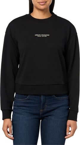 شعار Armani Exchange النسائي على الصدر ذو رقبة دائرية in Saudi Arabia