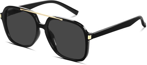 نظارات شمسية ريترو أفياتور للنساء والرجال 2026 مربعة الشكل، نظارات شمسية سنية 70 ثانية، ظلال خفيفة الوزن in Kuwait