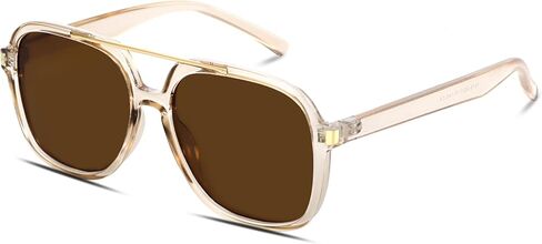 Retro Aviator Sunglasses for Women Men 2026 Square Top Bar Sun Glasses Sunnies 70s Lightweight Shades in Saudi Arabia