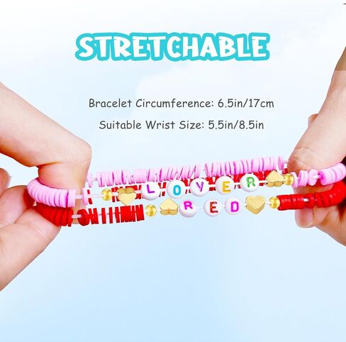 15 Pcs Singer Friendship Bracelets for Girls, Album Inspired Letter Glow Bracelet Clay Bead Friendship Bracelets Bulk for Women Beads Jewelry Bracelet Stack for Birthday Fans Gifts Music Lovers in Saudi Arabia