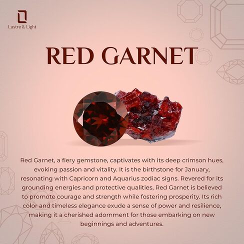 Natural Rough Red Garnet Bolo Bracelet for Women in Sterling Silver, January Birthstone Jewelry Gifts for Her Birthday, Anniversary, Graduation, Christmas (Beads, Box-Chain) in Saudi Arabia
