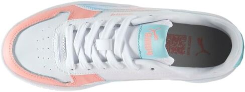 PUMA Kids Girls Carina Street Sparkle Fade Lace Up Sneakers Shoes Casual - White in Kuwait