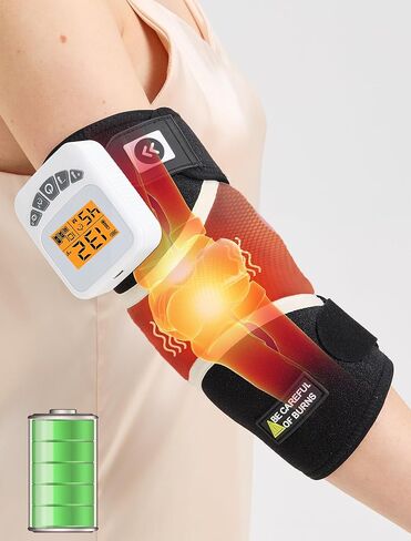 CAMECO Electric Heating Pads for Knee Pain Relief, Super Soft Heated Knee Warmers for Arms, Elbows, Legs Arthritis, Wearable Heat Therapy Wrap for Women Men, Auto Shut Off, 86-158℉, 2 Packs in Kuwait