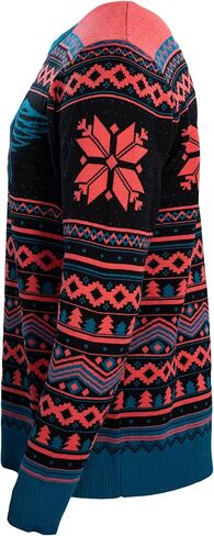 UglyChristmasSweater Aerosmith Logo Classic Music Rock Band احتفالي محبوك من Life Clothing متعدد الألوان in Saudi Arabia