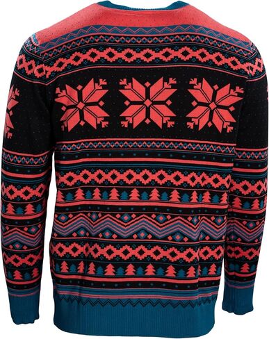 UglyChristmasSweater Aerosmith Logo Classic Music Rock Band احتفالي محبوك من Life Clothing متعدد الألوان in Saudi Arabia
