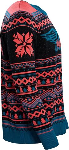UglyChristmasSweater Aerosmith Logo Classic Music Rock Band احتفالي محبوك من Life Clothing متعدد الألوان in Saudi Arabia