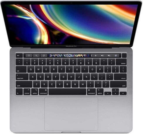 2020 Apple MacBook Pro with 2.3GHz Intel Core i7 (13-inch, 16GB RAM, 512GB SSD Storage) (QWERTY English) Silver (Renewed) in Saudi Arabia