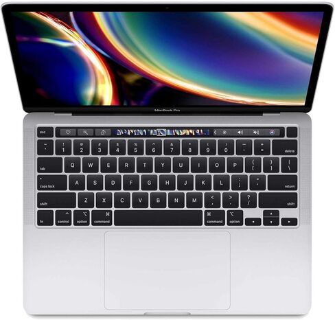2020 Apple MacBook Pro with 2.3GHz Intel Core i7 (13-inch, 16GB RAM, 512GB SSD Storage) (QWERTY English) Silver (Renewed) in Saudi Arabia