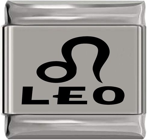 NewCharms Leo Zodiac Laser Engraved Italian Charm (9mm Standard Size) in Saudi Arabia