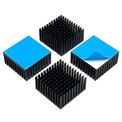 20pcs 9mm Mini Heatsink Kit, Includes 3M 8810 Thermal Conductive Adhesive Tape, Cooler Heat Sink for Cooling VRM Stepper Driver MOSFET VRam VRM Stepper Driver MOSFET VRam Regulators (9mmx9mmx5mm) in Kuwait
