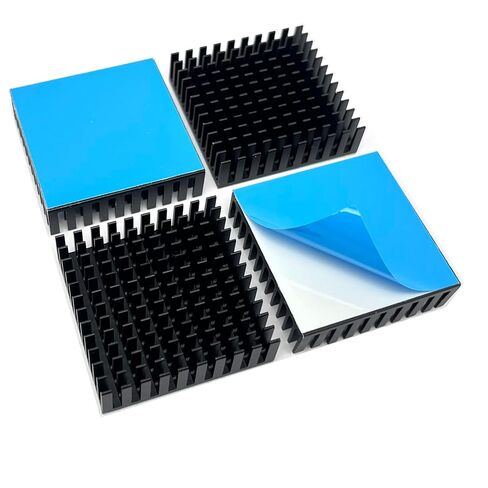 20pcs 9mm Mini Heatsink Kit, Includes 3M 8810 Thermal Conductive Adhesive Tape, Cooler Heat Sink for Cooling VRM Stepper Driver MOSFET VRam VRM Stepper Driver MOSFET VRam Regulators (9mmx9mmx5mm) in Kuwait