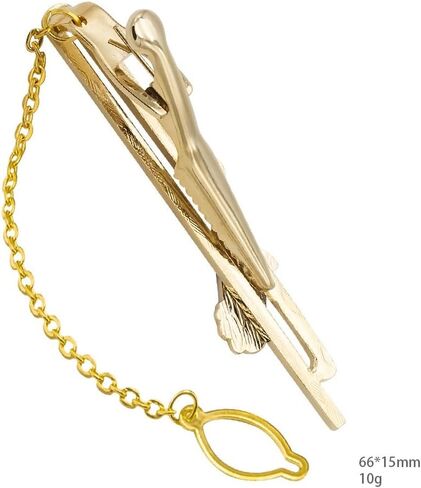 Men's Gold 3D Instrument Tie Clip - Guitar Pattern Tie Clip with Gift Box, Suitable for Music Enthusiasts' Personal Use and Excellent Gift. in Saudi Arabia