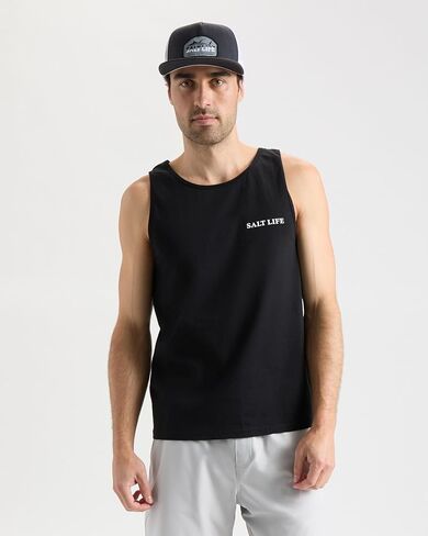 Salt Life Mens United We Fish Classic Fit Tank Top in Saudi Arabia