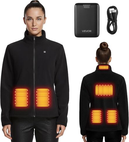 VEVOR Heated Fleece Jacket for Women in Saudi Arabia