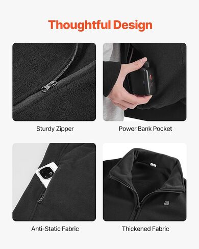 VEVOR Heated Fleece Jacket for Women in Saudi Arabia