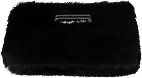 Faux Fur Top Handle Clutch Purse in Saudi Arabia
