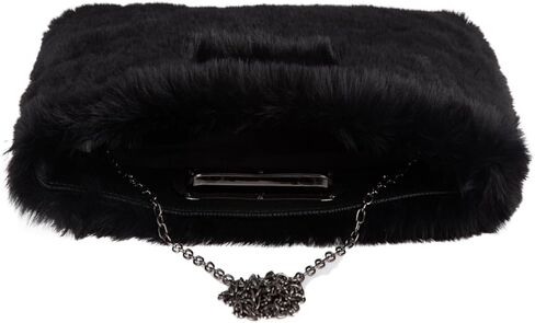 Faux Fur Top Handle Clutch Purse in Saudi Arabia
