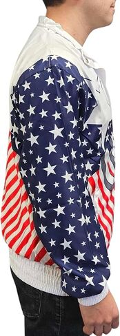 My Party Shirt 1992 American Basketball Team Jacket - Stars & Stripes Warm Up Windbreaker 90s Style Sports Costume Flag Gift in Saudi Arabia
